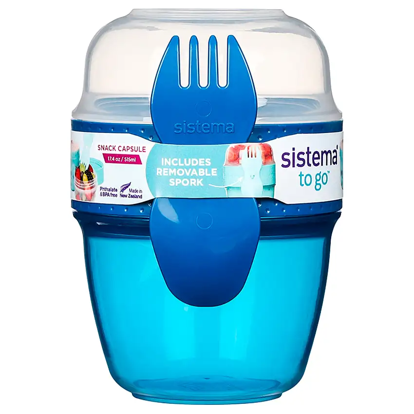 Sistema Snack To Go Assorteret farver/ 515 ml