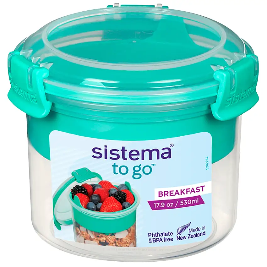 Sistema Madkasse Breakfast To Go Assorteret farver