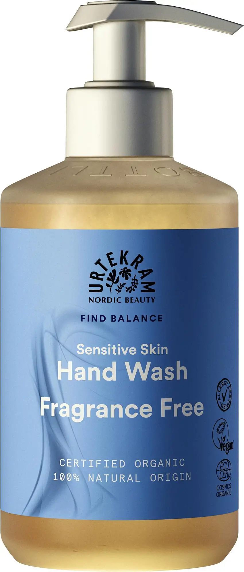 Urtekram Find Balance Fragrance Free Hand Wash 300 ml