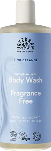 Urtekram Find Balance Fragrance Free Body Wash 500 ml