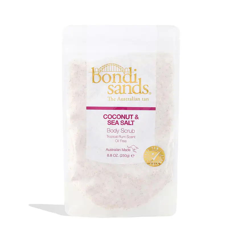 Bondi Sands Coconut & Sea Salt Body Scrub Tropical Rum Scent 250 g