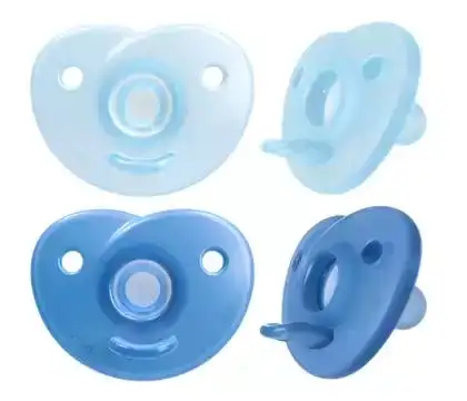 Philips Avent Soother For Newborns Boy 0-6M Light Blue/Blue 2 stk