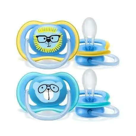 Philips Avent Soother Ultra Air Boy 18M+ Light Blue Assorted Colors 2 stk