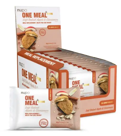 Nupo One Meal + Prime Soft Baked Apple & Cinnamon 12 x 70 g