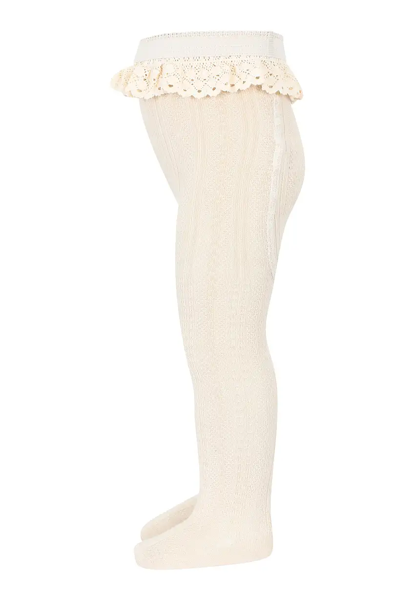 MPkids Ruby Blonde Strømpebuks Ecru (4109) 80
