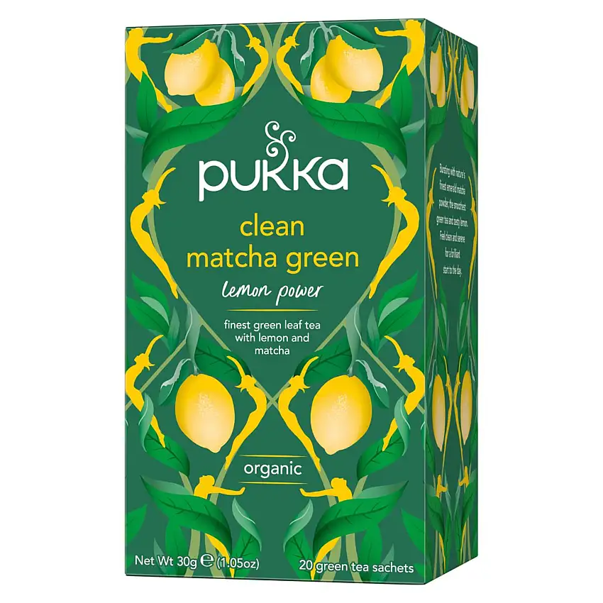 Pukka Clean Matcha Green te Ø 20 Breve