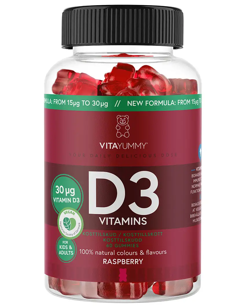 VitaYummy Vitamin D3 60 stk.