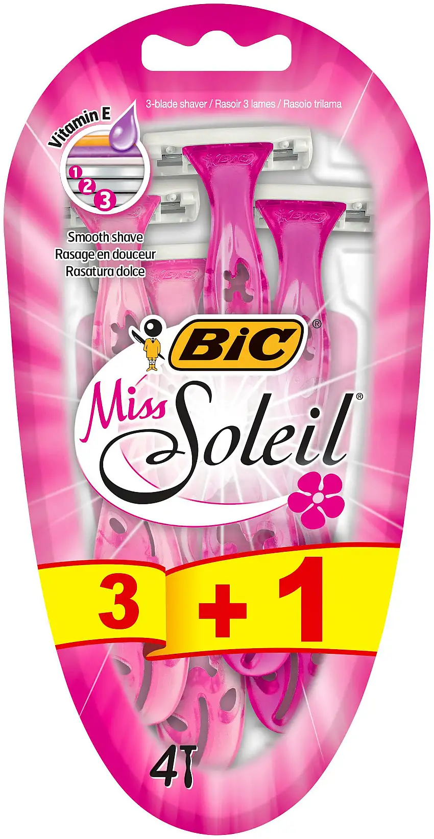 Bic Miss Soleil Disposable Razors 4 stk