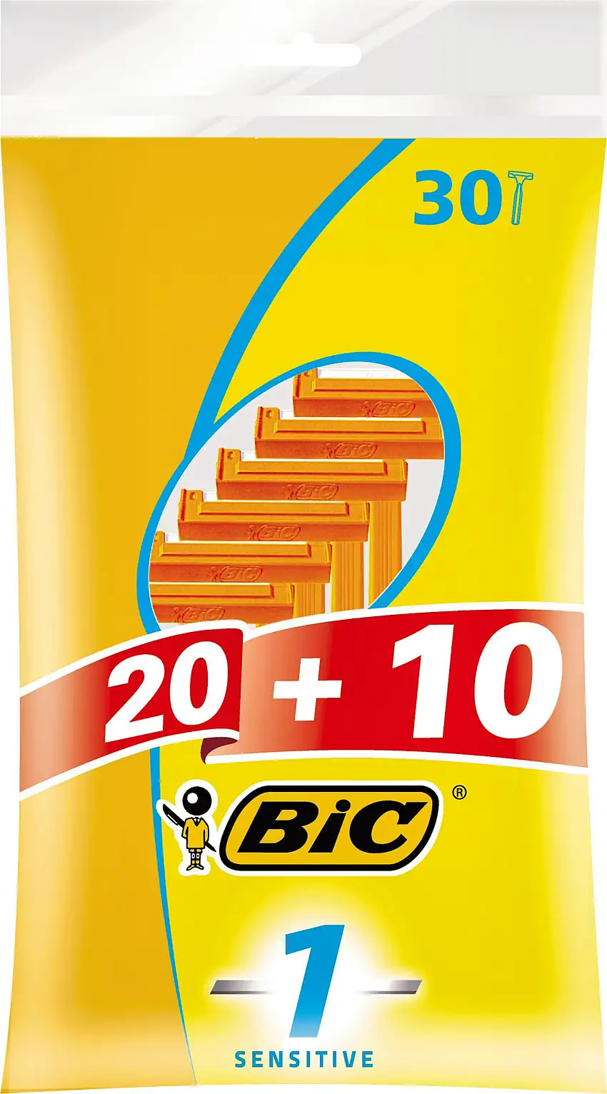 Bic Sensitive Disposable Razors 30 stk