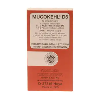 Mucokehl stikpiller 10 stk