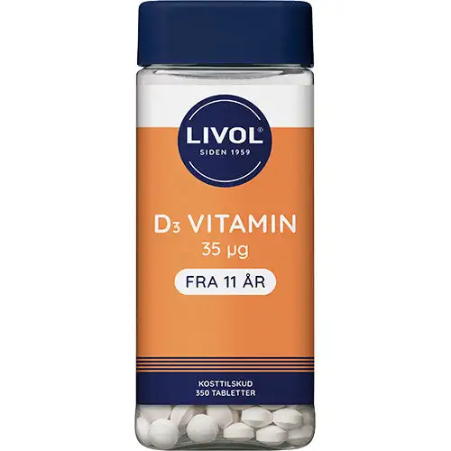 Vitamin D Stærk | 350 Tabl.