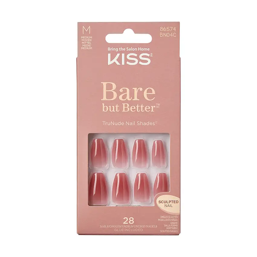 Kiss Bare But Better Nails Nude Nude - BN04C