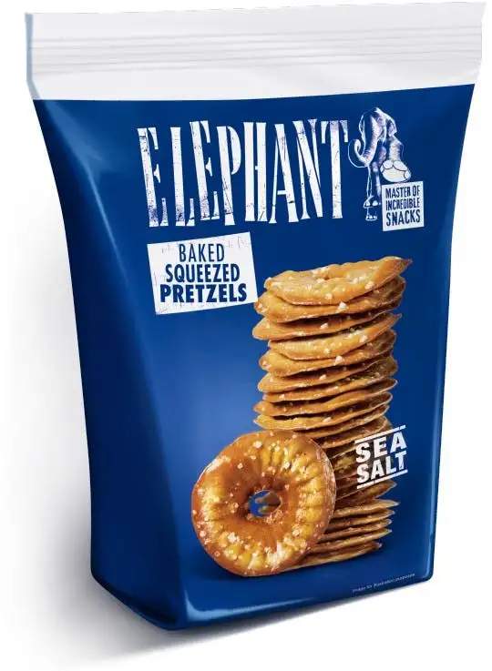 Nordthy Elephant Pretzels Sea Salt 180 g