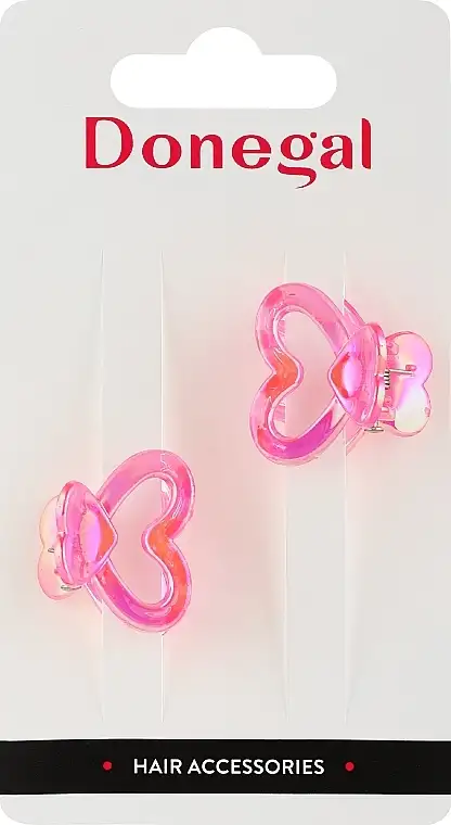 Hårklemmer FA-5622, lyserøde hjerter 84087676