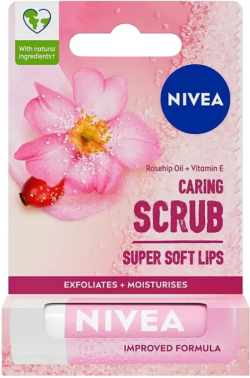 Læbe scrub balsam med hybenolie 92138223
