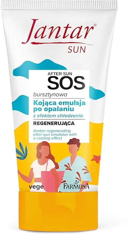 Amber beroligende eftersol-emulsion med køleeffekt 79728978