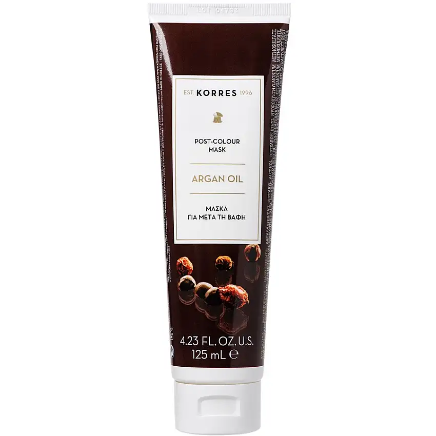 Korres Arganolie - farvning og pleje Post-Colour Mask Argan Oil 125 ml