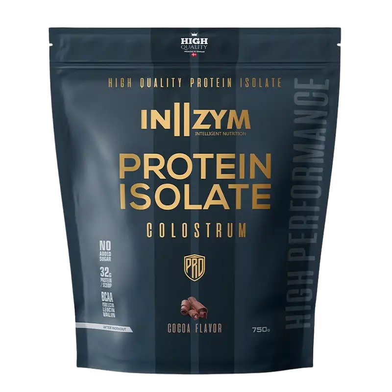 IN||ZYM Protein Isolate Colostrum - Chokolade (750 g)