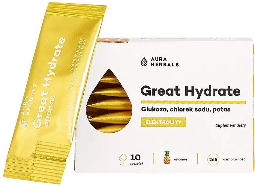 Kosttilskud 'Elektrolytter', ananas, sachet 76865100