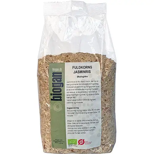Økologisk Fuldkorn Jasminris | 1 kg
