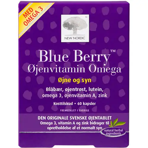 Blue Berry Omega 3 | 60 kapsler