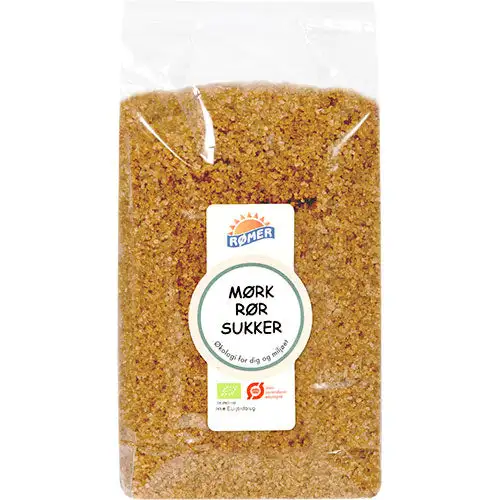 Rørsukker Mørk Økologisk | 1 kg