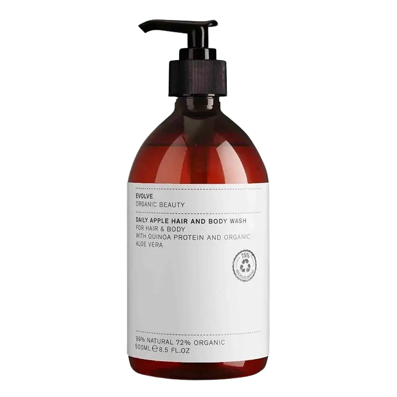 Evolve Organic Beauty Daily Apple Hair And Body Wash (500 ml)