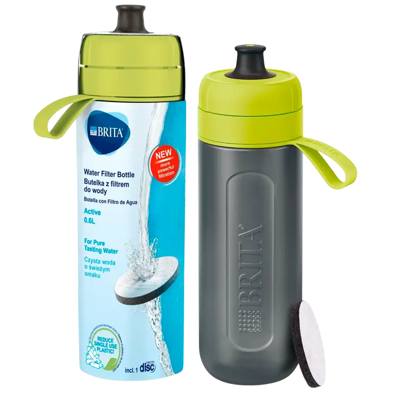BRITA Water Filter Bottle Active Lime (1 stk)