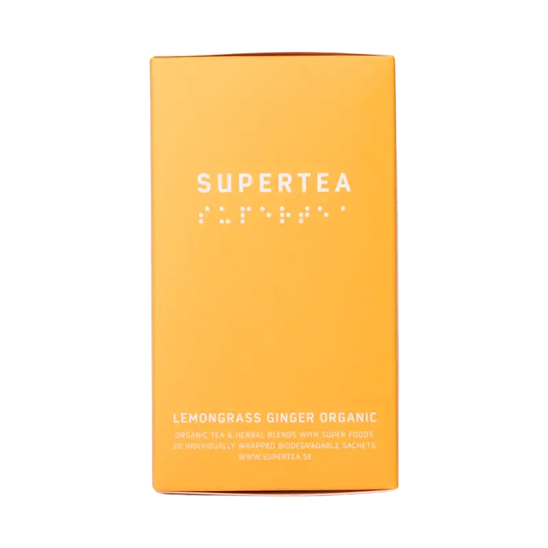 Teministeriet Supertea Lemongrass Ginger Organic (20 breve)