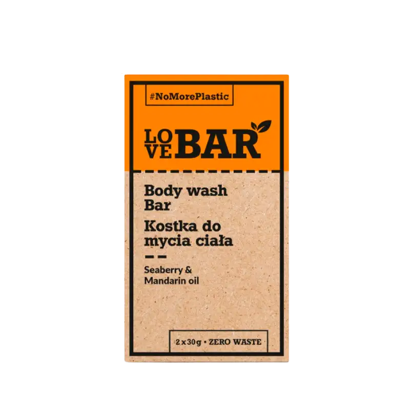 Love Bar Body Wash Bar Seaberry & Mandarin Oil (2 x 30 g)