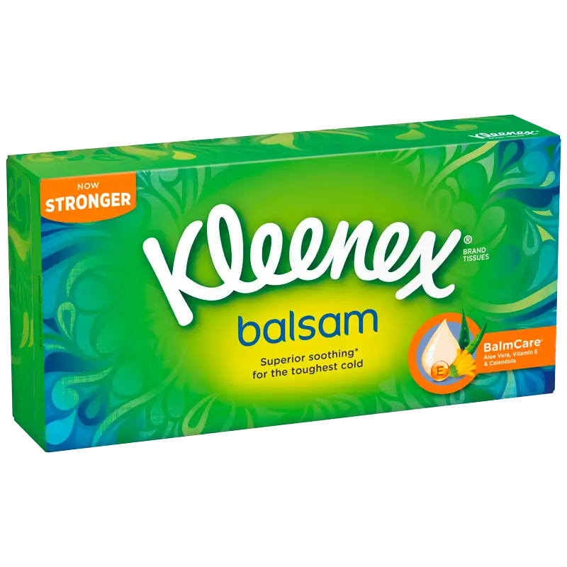 Kleenex Balsam Boks (72 stk)