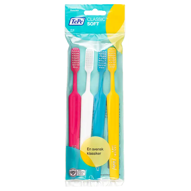 TePe Classic Soft Tandbørste (4 stk)