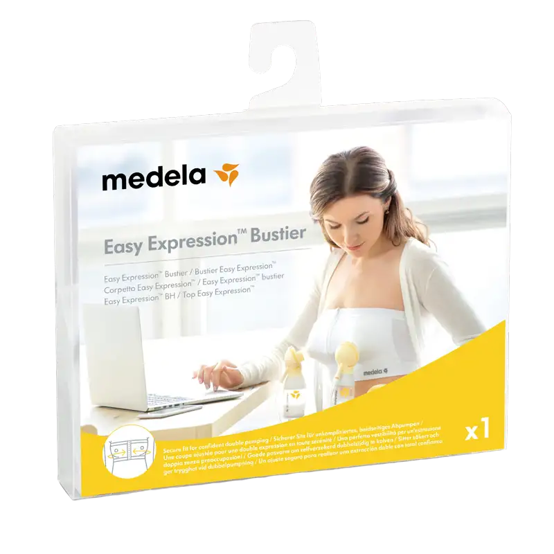 Medela Easy Expression BH Hvid - S (1 stk)