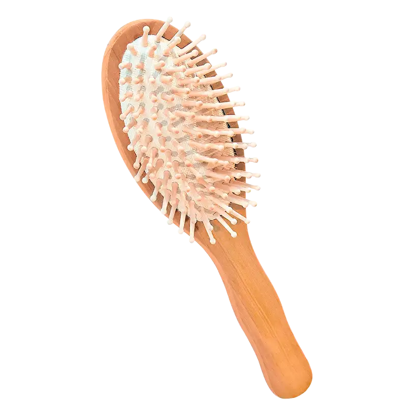 Hårbørste Oval M. Træknopper (1 stk)