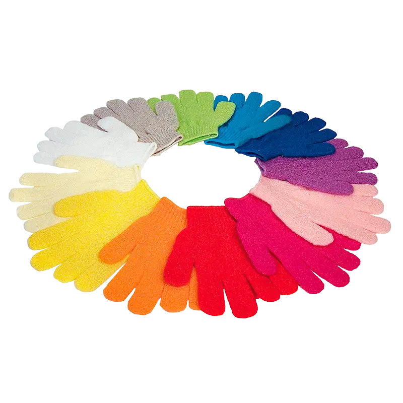 Croll & Denecke Peelinghandske ass. Farver (2 stk)