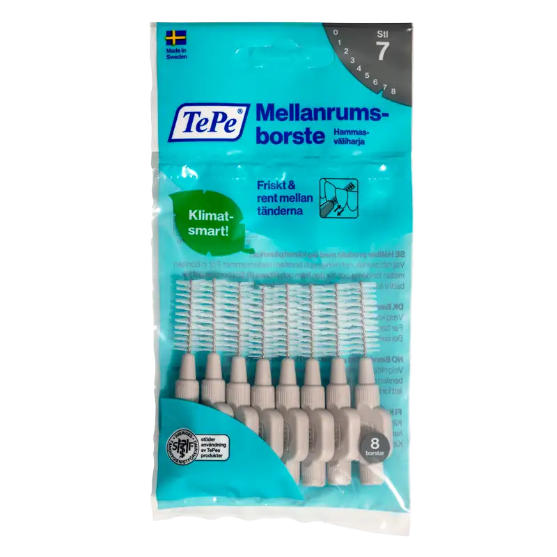 TePe Mellemrumsbørste Grå (8 stk)