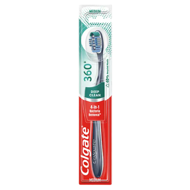 Colgate 360 Medium Tandbørste (1 stk)