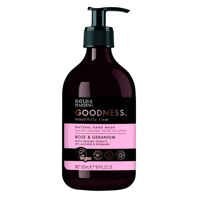 Baylis & Harding Goodness Rose & Geranium Hand Wash (500 ml)