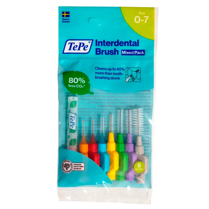 TePe Mellemrumsbørste Mixed Pack (8 stk)