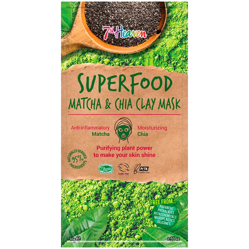 7th Heaven Superfood Matcha & Chia Clay Mask (10 g)