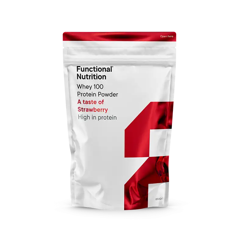 Functional Nutrition WHEY 100 - Strawberry (850 g)