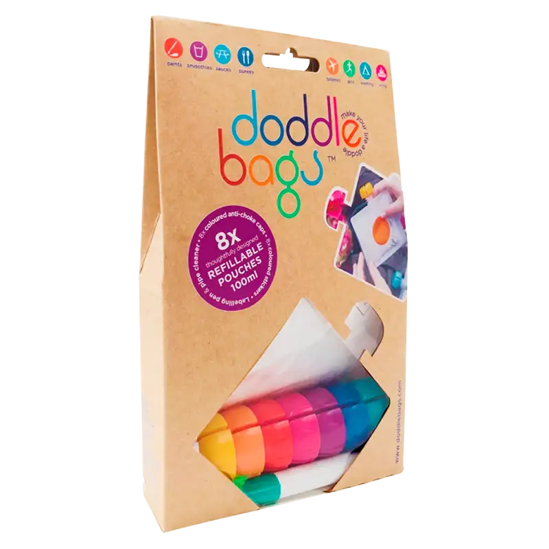 Doddlebags Retail Poser Med Tusch (8 x 100 ml)