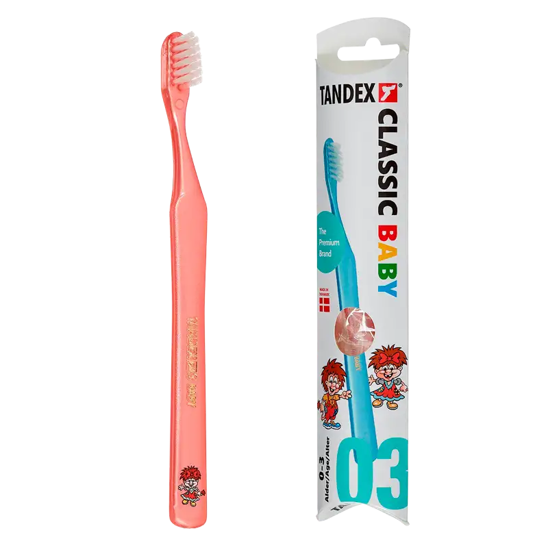 TANDEX Classic Baby 03 Soft Tandbørste Ass. Farve (1 stk)