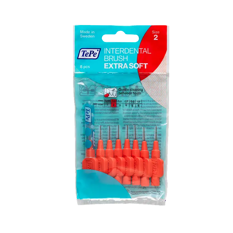 TePe Mellemrumsbørste Extra Soft Rød (8 stk)
