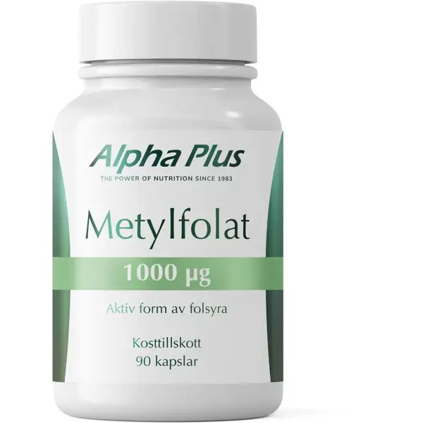 Alpha Plus Metylfolat 1000 µg