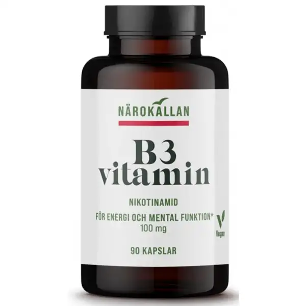 Närokällan B3 Nikotinamid 100 mg