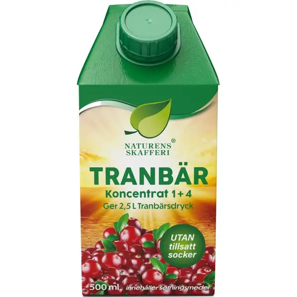 Naturens Skafferi Tranbärskoncentrat 1+4