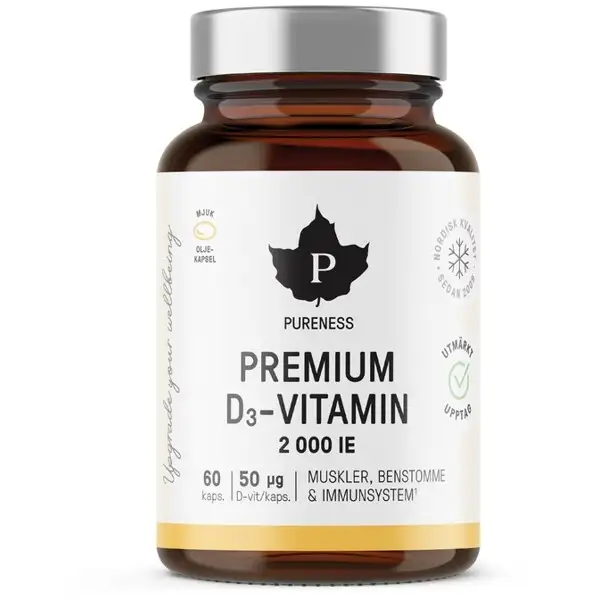 Pureness Premium D3-vitamin 2000 IE