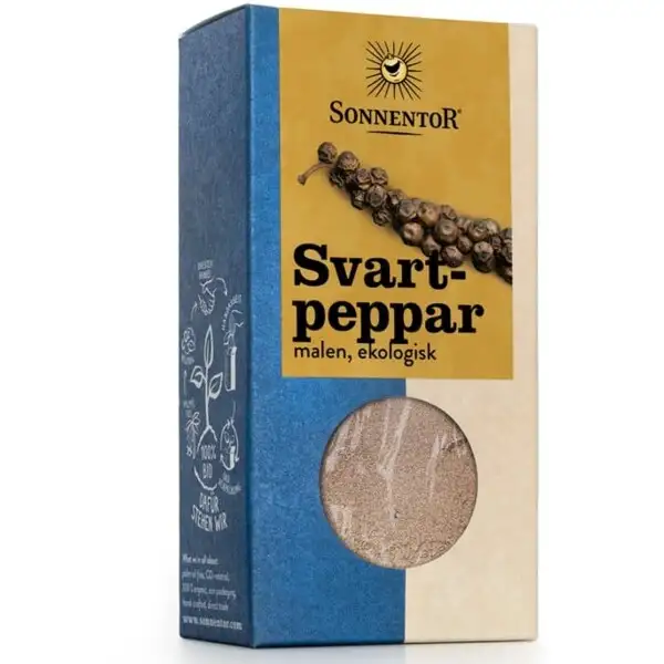 Sonnentor Svartpeppar Mald