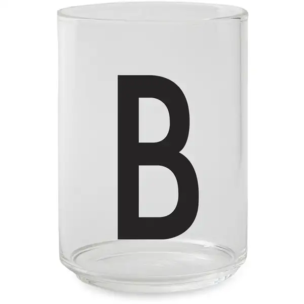 Design Letters Drikkeglas A-Z